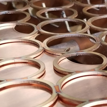 copper lasercutting