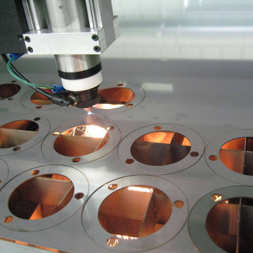 laser cutting metal