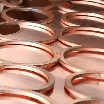 lasercut copper