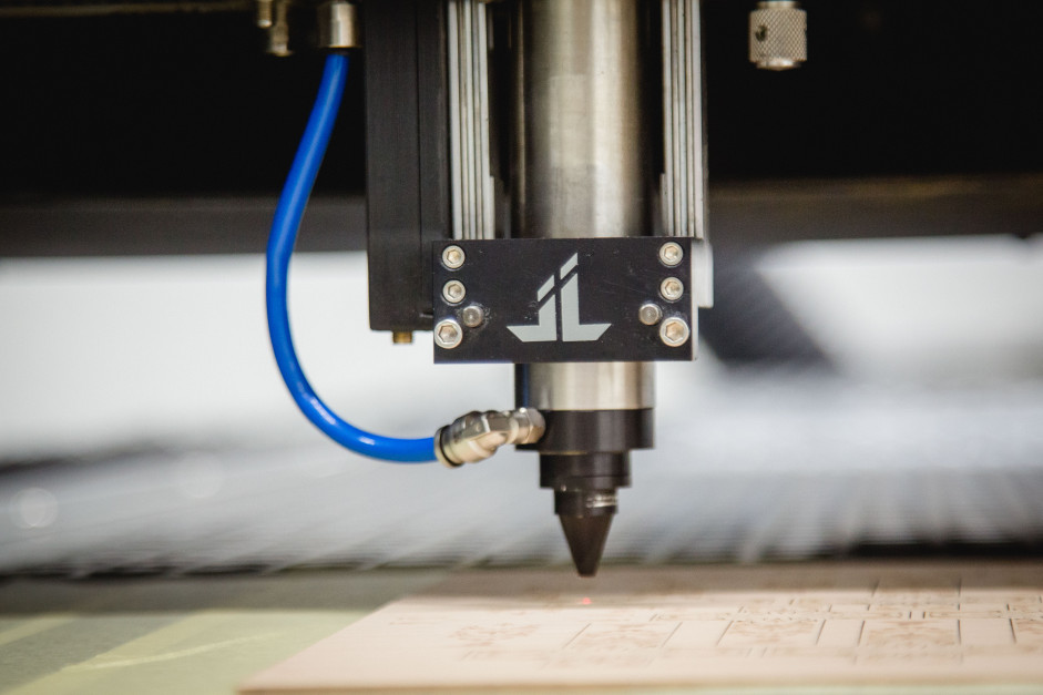 Laser cutting wood without burn marks